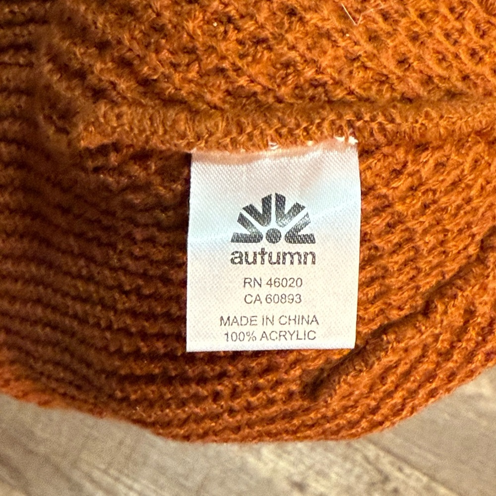 Autumn Select Cord Beanie (Rust/Brown Color) - Picture 6 of 6